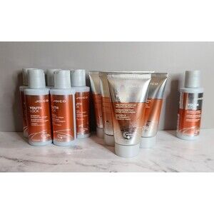 Joico Youth Lock Hair Care – 11 Pc Travel Size Set (New) Shampoo, Masque & Creme